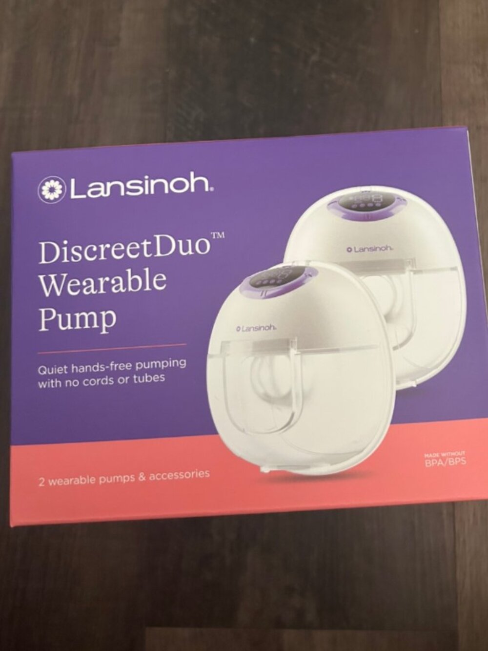 Lansinoh DiscreetDuo Wearable Set New In Box